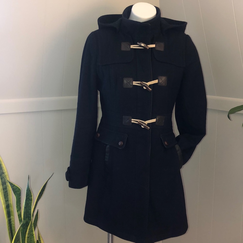 Navy Wool Nautica Toggle Jacket